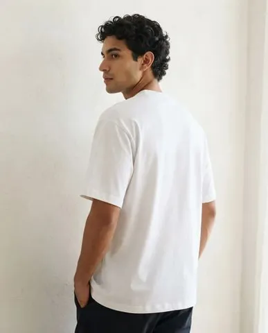 [R$ 9,75 cada] Kit 2 Camiseta Oversized Masculina Algodão M