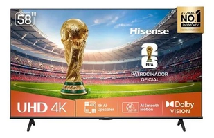 Smart TV 4K Hisense 58" 58A6NV c/ Dolby Vision