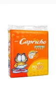 Fraldas Descartáveis Capricho Garfield Super Jumbo Pack Tamanho EG - 70 Unidades