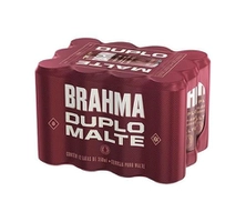 (REC) Pack Cerveja Brahma Duplo Malte Lata Sleek - 12 unidades 350ml