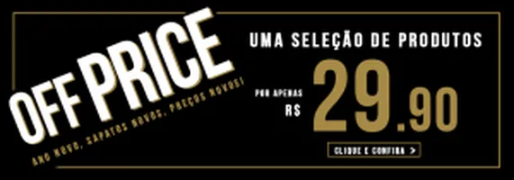 Seleção de Sapatos Femininos por R$ 29,90
