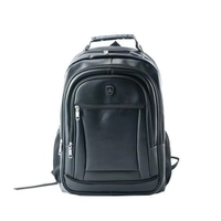 Mochila de Couro para Notebook Masculina Grande