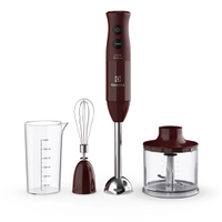 Mixer 3 em 1 Electrolux Vermelho Escuro 600W Haste em Inox e Tecnologia TruFlow (EIB21) - 127V ou 220V