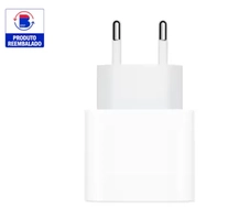 REEMBALADO: Carregador USB-C 20W Original Apple Power Adapter - Branco