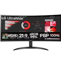 Monitor Gamer LG 34 UltraWide WQHD 100Hz 5ms HDMI VA HDR10 Freesync