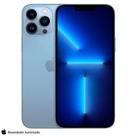 [PRIME] iPhone 13 Pro Max Apple (256GB) Azul Sierra, Tela de 6,7'', 5G e Câmera Pro de 12 MP