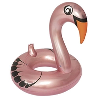 Boia Cisne Perolado Rosa Com Abertura 