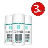 Kit com 3 unidades Axe Desodorante ou Axe Body Spray