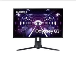APP  Monitor Gamer Samsung Odyssey 24" FHD, 144 Hz, 1ms, HAS, HDMI, DP, VGA, Freesync, G3
