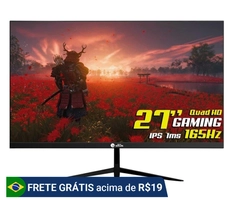 Monitor Gamer Ninja Tenseigan, 27 Pol, Quad HD, IPS, 1ms, 165Hz, FreeSync, HDR, HDMI/DP, Black, MGN-008-27B