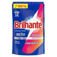 (rec)Lava Roupas Líquido Brilhante Refil 900ml