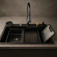 Cuba Inox Via Flix 75x45cm c/ Torneira Alta