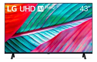Smart TV LED 43" Ultra HD 4K LG 43UR781C0SA.BWZ Preto ThinQ AI 3 HDMI 2 USB Wi-Fi Bluetooth HDR10