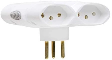 [Prime] Pino Multiplicador 4 Tomadas 2P+T, Daneva, Dn1838 - R$14