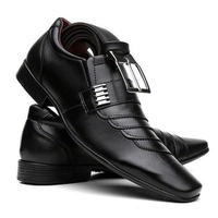 Kit Sapato Social Masculino com Cinto Vicerinne Preto