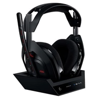 Headset Gamer Sem Fio Astro Gaming A50 LIGHTSPEED + Base Station (Gen 5) Com Tecnologia PLAYSYNC AUDIO, Bluetooth, Preto - 939-002217