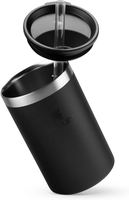 Stanley - Can Cooler com tampa e canudo, copo térmico de 296 ml para manter as bebidas em lata geladas, Black