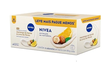 [Rec] Nivea Sabonete Vegetal Karité & Lima 80g (6 un.)