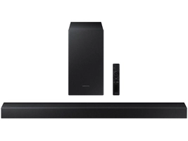 Soundbar Samsung HW-T450/ZD com Subwoofer - Bluetooth 200W 2.1 Canais USB - Soundbar 