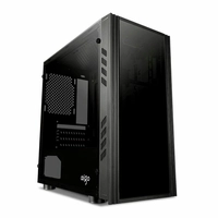 Gabinete Gamer Aigo Black Technology Mini Lateral Vidro Preto - R$170