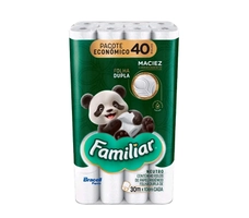 [Levando 7 Pct R$32 cada] Papel Higiênico Folha Dupla 40un 30m