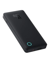 Carregador Portátil Baseus Digital Display Power Bank carregamento rápido 15W/22.5W (Preto 15W, 10000 Milliamp Hours)
