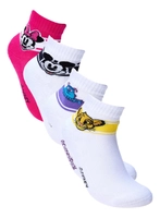 Kit 4 Pares De Meias Infantil Disney Algodão Trifil