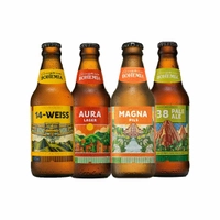 Kit Bohemia 14 Weiss, Magna Pils, 838 Pale Ale e Aura Lager 300ml - 1 unidade de cada - R$27,60
