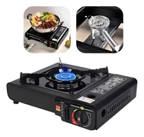 Fogareiro Portátil 1 Boca Gás p/ Camping e Pesca