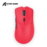 [95,54 com 655 Moeda imposto incluso] Mouse Bluetooth Attack Shark R1, 18000 dpi, PAW3311, conexão tri-mode sem fio, mouse macro para jogos