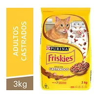 [REC] Nestlé Purina Friskies Ração Seca Para Gatos Adultos E Castrados Megamix 3Kg