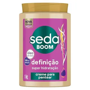 Creme Pentear Seda Boom Definição Hidratação