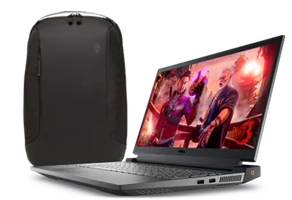 Kit Notebook Gamer Dell G15 AMD Ryzen 7 6800H, RTX 3060, 16GB RAM, 512SSD + Mochila Alienware