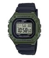 Relógio de Pulso Masculino Casio Digital Verde Standard W-218H-3AVDF
