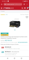 Multifuncional Tanque de Tinta Epson EcoTank L3110