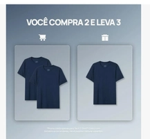 [Cada R$ 68] Compre 2 Camisetas Techs T-shirts Masculina Insider E Leve 3