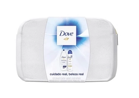 Kit Dove Sabonete Líquido Nutrição Profunda 250ml + Desodorante Original 150ml + Necessaire | R$ 9