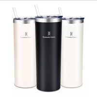 [🇧🇷] Romantic Crown Copo Térmica 600ml Inox Anti-vazamento Para Café/chá/bebidas