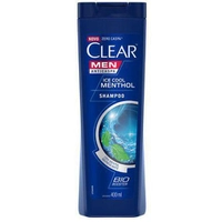 Shampoo Clear Men Anticaspa Ice Cool Menthol 400Ml