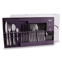 Faqueiro Lyon 24pcs Brinox Lyon Aço Inox Pacote De 24