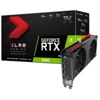 Placa de Vídeo PNY Geforce RTX 3060 12GB EPIC RGB, 12GB GDDR6, LHR, NVIDIA DLSS, Ray Tracing, Dual F