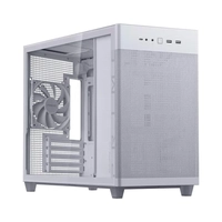 Gabinete Mini Tower Asus Prime AP201 Vidro, Micro-ATX Branco