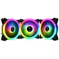 Kit Fan com 3 Unidades, Gamdias, AEOLUS M2-1203 LITE, RGB, 120mm, Hidráulico, 1200RPM | R$110