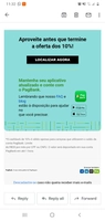 10% de cashback pagando com QR CODE (PagBank)