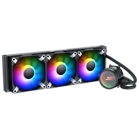 Water Cooler SuperFrame ISENGARD, ARGB, 360mm, Intel-AMD, Controladora, Black, SF-W360