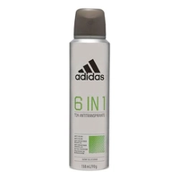 [R$8,91 +por-] Desodorante Adidas Aerosol 6 em 1 150ml Masculino