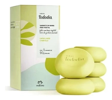 Sabonete Em Barra Hortelã Natura Tododia (5 sabonetes)