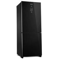 Refrigerador Panasonic NR-BB53GV3B Frost Free com Porta de Vidro Preto - 425L