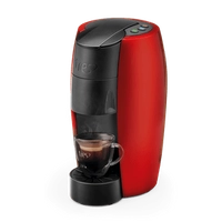 Cafeteira Espresso LOV Vermelha Automática - 3 Corações + 50 cápsulas (após a chegada) 110/220v