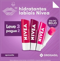 Hidratante Labial Nivea - Leve 3 pague 2 | R$12 (cada)